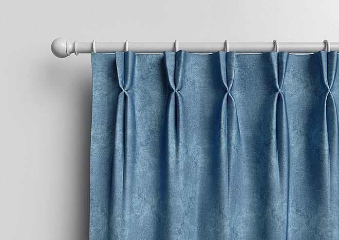 Florence Faux Suede, Prussian Blue - Made to Measure Curtains - Image 12